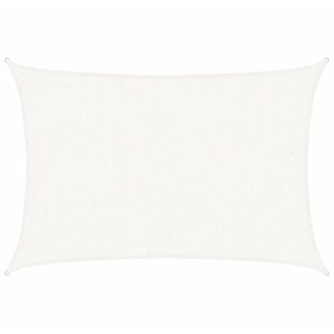 Voile d'ombrage Voile de parasol - 160 g/m² Blanc 2x2,5 m PEHD BV170353 - BonneVie