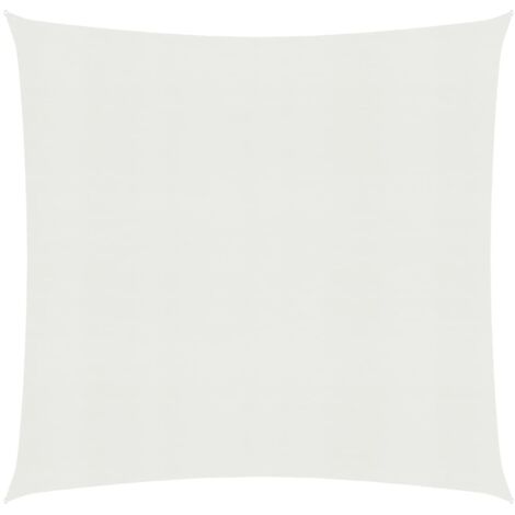 Voile d'ombrage Voile de parasol - 160 g/m² Blanc 6x6 m PEHD BV498213 - BonneVie