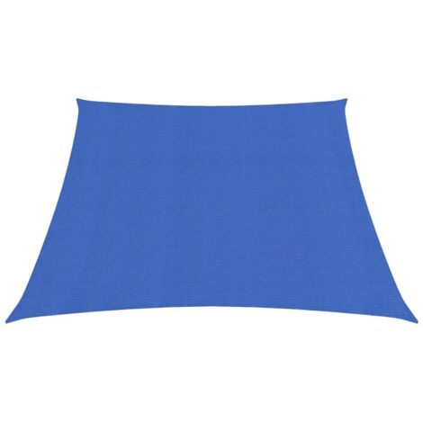 Voile d'ombrage Voile de parasol - 160 g/m² Bleu 3/4x2 m PEHD BV141619 - BonneVie