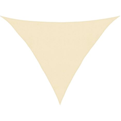 Voile d'ombrage Voile de parasol - 160 g/m² Crème 4x4x5,8 m PEHD BV489473 - BonneVie