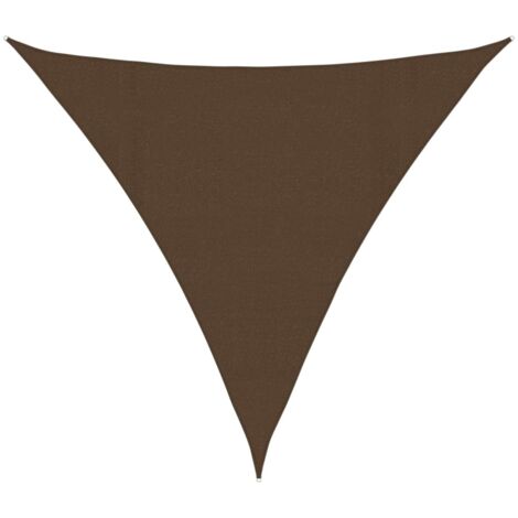 Voile d'ombrage Voile de parasol - 160 g/m² Marron 4,5x4,5x4,5 m PEHD BV387789 - BonneVie