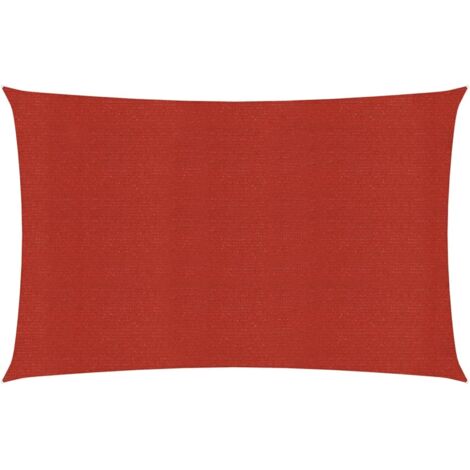 Voile d'ombrage Voile de parasol - 160 g/m² Rouge 2x4,5 m PEHD BV290739 - BonneVie
