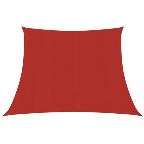 Voile d'ombrage Voile de parasol - 160 g/m² Rouge 3/4x2 m PEHD BV637113 - BonneVie
