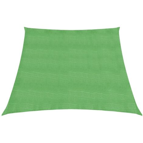 Voile d'ombrage Voile de parasol - 160 g/m² Vert clair 4/5x3 m PEHD BV284541 - BonneVie