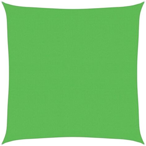 Voile d'ombrage Voile de parasol - 160 g/m² Vert clair 4,5x4,5 m PEHD BV745681 - BonneVie