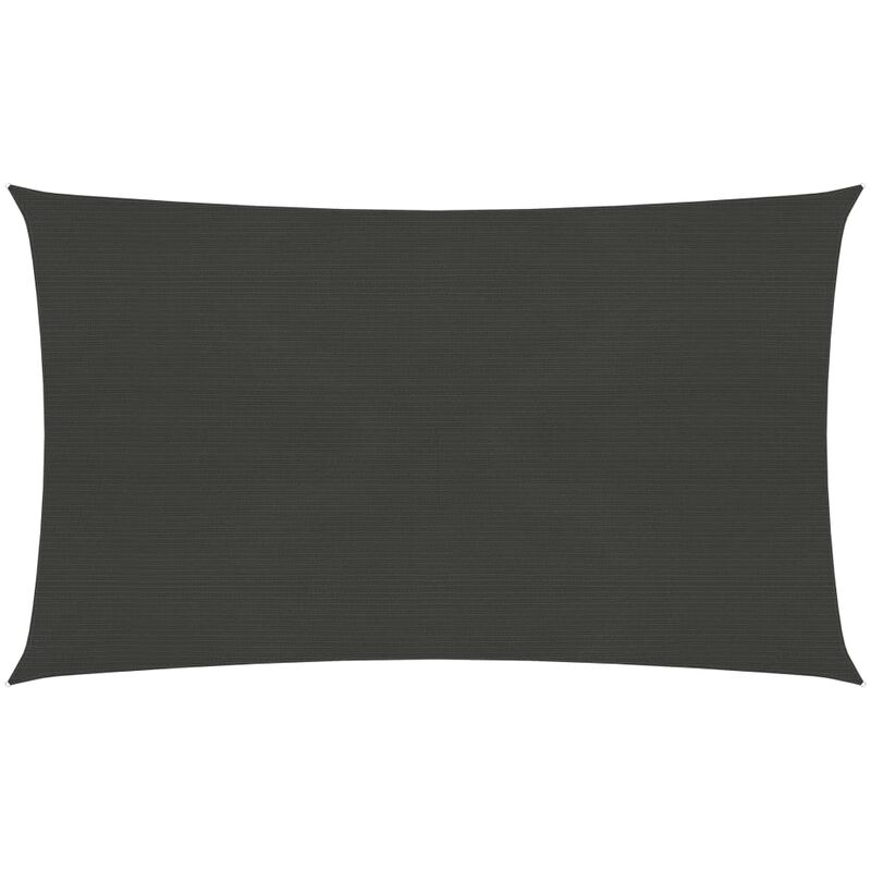 Bonnevie - Voile d'ombrage Voile de parasol - 160 g/m² Anthracite 3x6 m pehd BV651300 - Anthracite