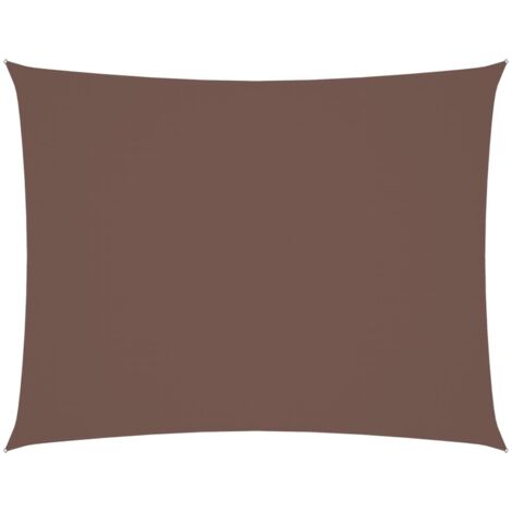 Voile d'ombrage Voile de parasol - Toile d'ombrage Tissu Oxford rectangulaire 2,5x4 m Marron BV418080 - BonneVie