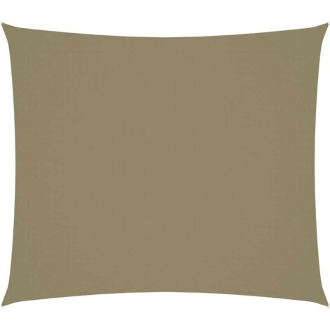 Voile d'ombrage Voile de parasol - Toile d'ombrage Tissu Oxford rectangulaire 2x2,5 m Beige BV994626 - BonneVie