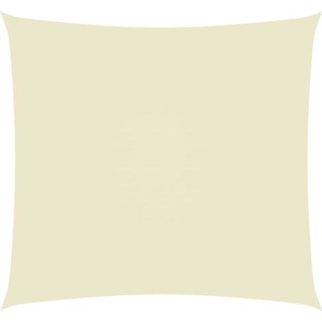 Voile d'ombrage Voile de parasol - Toile d'ombrage Tissu Oxford rectangulaire 2x2,5 m Crème BV266286