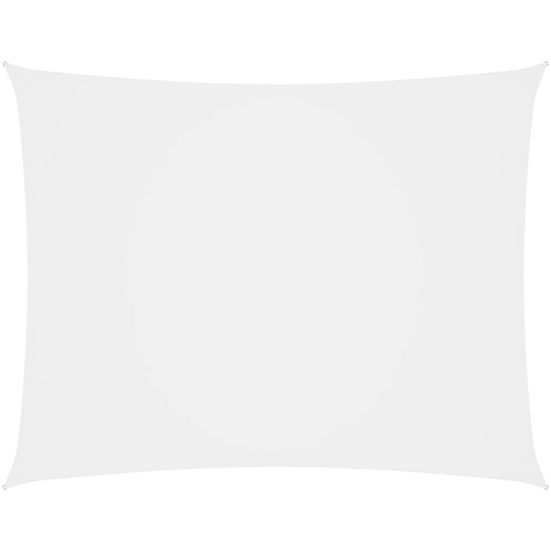 Voile d'ombrage Voile de parasol - Toile d'ombrage Tissu Oxford rectangulaire 2x3 m Blanc BV144891 - Blanc