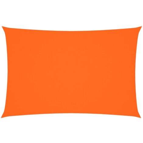 Voile d'ombrage Voile de parasol - Toile d'ombrage Tissu Oxford rectangulaire 2x4 m Orange BV702302 - BonneVie