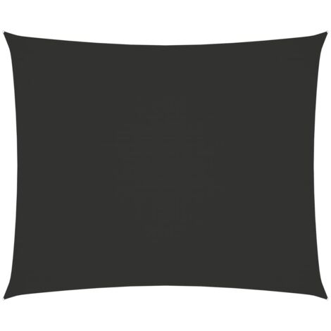 Voile d'ombrage Voile de parasol - Toile d'ombrage Tissu Oxford rectangulaire 3,5x4,5m Anthracite BV593990