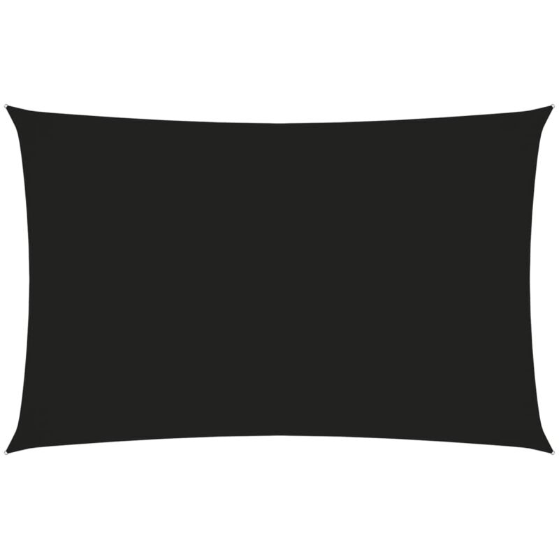 Voile d'ombrage Voile de parasol - Toile d'ombrage Tissu Oxford rectangulaire 3x6 m Noir BV408559 - Noir