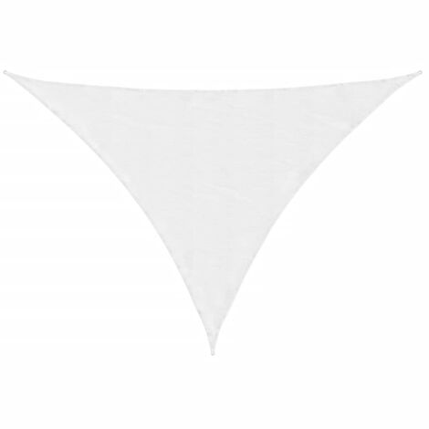Voile d'ombrage Voile de parasol - Toile d'ombrage Tissu Oxford triangulaire 3x4x5 m Blanc BV620986 - BonneVie