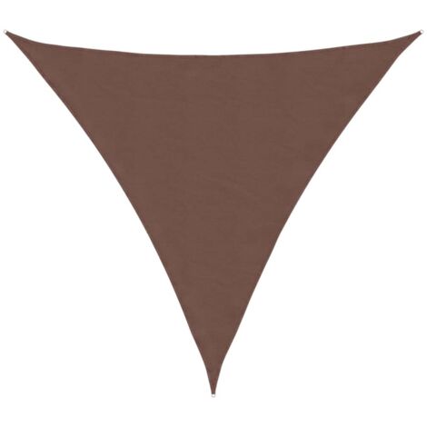 Voile d'ombrage Voile de parasol - Toile d'ombrage Tissu Oxford triangulaire 4,5x4,5x4,5 m Marron BV231631 - BonneVie