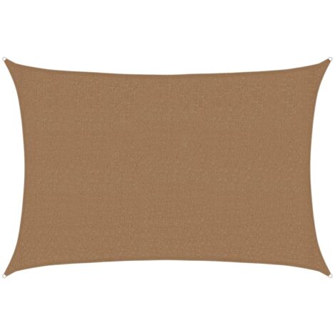 Voile d'ombrage, Voile de Parasol, Toile Ombrage 160 g,m² Taupe 2,5x3,5 m PEHD CON104969 DESIGN IN