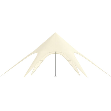 Voile d'ombrage XXL triangulaire 10x10x4m bâche imperméable polyester 210D beige