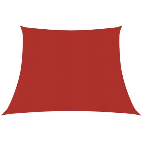 Voile d'Ombrage，Toile d'ombrage，Voile de parasol 160 g/m² Rouge 3/4x2 m PEHD CFW18085