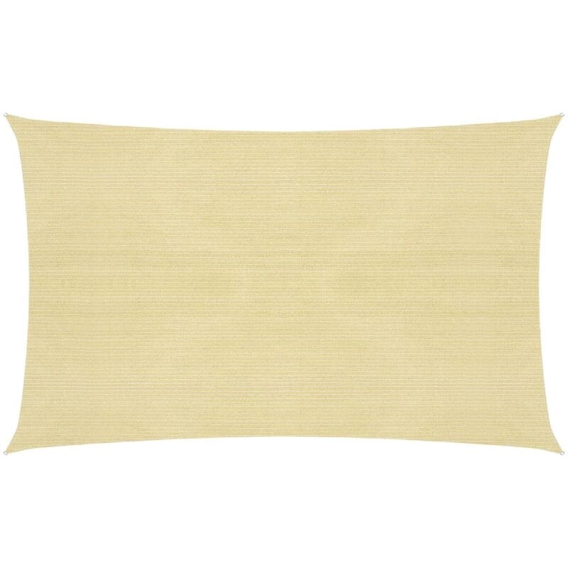 Design In - Voile d'Ombrage,Toile d'ombrage,Voile de parasol 160 g/m² Beige 2,5x4,5 m pehd CFW13642