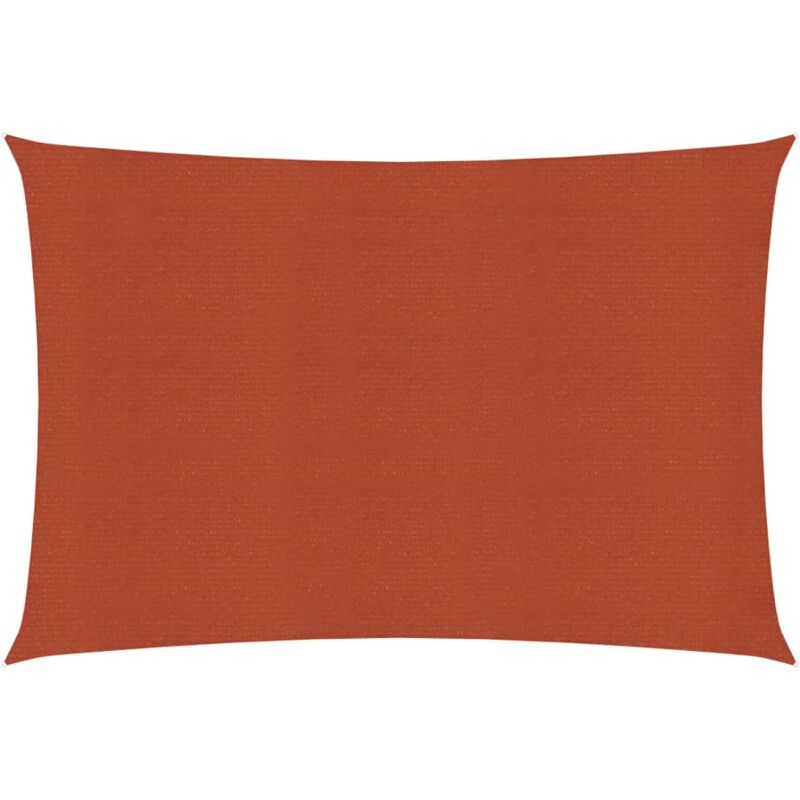 Design In - Voile d'Ombrage,Toile d'ombrage,Voile de parasol 160 g/m² Terre cuite 3x4 m pehd CFW39252