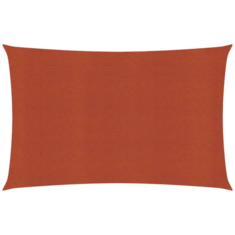 Design In - Voile d'Ombrage,Toile d'ombrage,Voile de parasol 160 g/m² Terre cuite 4x5 m pehd CFW40695