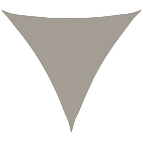 Voile d'ombrage，Voile de parasol，Toile d'ombrage 160 g/m² triangulaire 4,5x4,5x4,5 m PEHD CFW38666