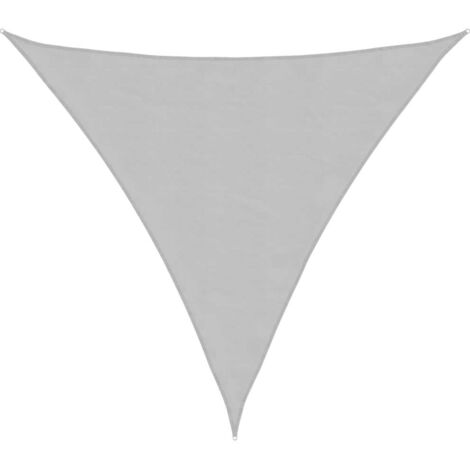 Voile d'ombrage，Voile de parasol，Toile d'ombrage gris clair 5x5x5 m 100% polyester oxford CFW74546