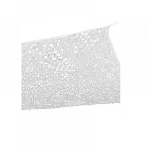 Voile d'ombrage,Voile d'Ombrage Rectangulaire Design Camouflage 3x6M Blanc