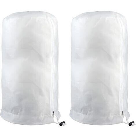 Voile Hivernage Plante,2 pièces 180x100cm cm Housse Hivernage Plante,Housse Hivernage Plante avec Cordon de Serrage et Zipper,Housse de Protection pour Plantes Réutilisable