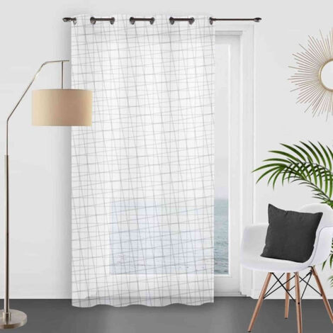 Voile oeillets 135x250 cm LUC, par Soleil d'Ocre