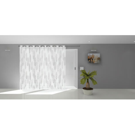 Voile oeillets 135x250 cm LALY, par Soleil d'Ocre - Blanc