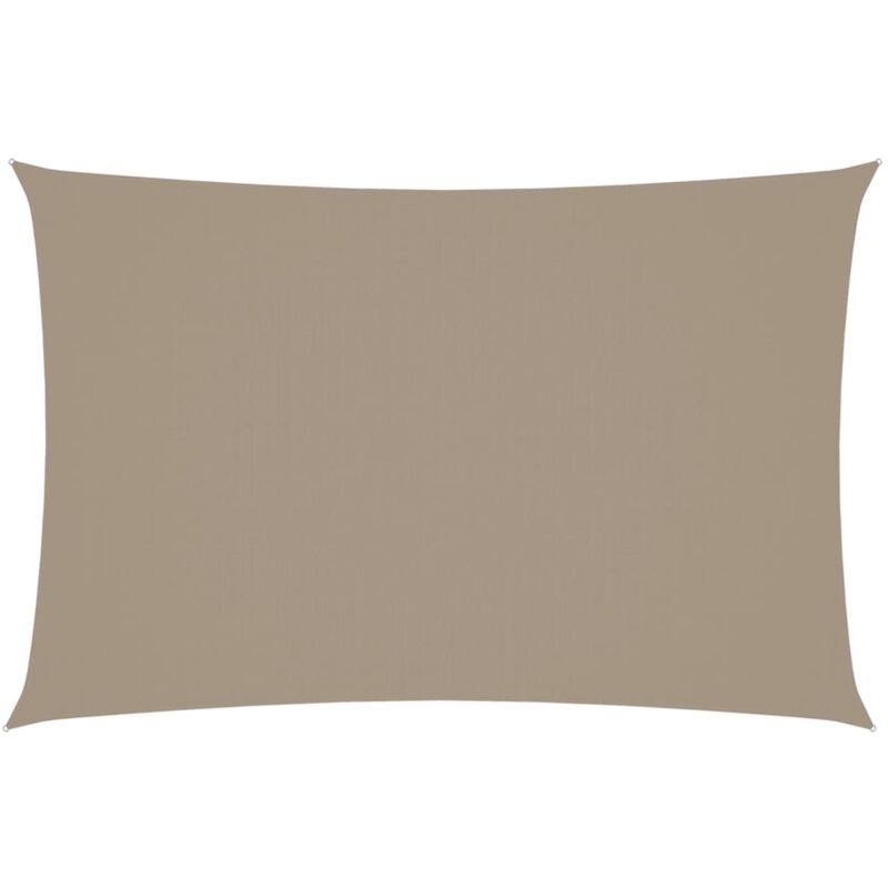 Vidaxl - Voile de parasol Tissu Oxford rectangulaire 2x4 m Taupe