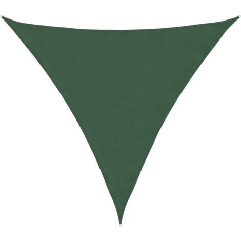 Voile parasol，Voile d'ombrage，Toile d'ombrage tissu oxford triangulaire 6x6x6 m vert foncé CFW54325
