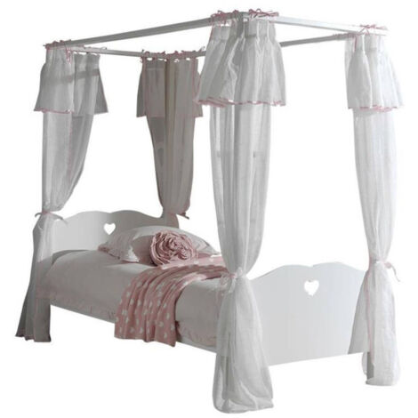 Voile Pour Lit Enfant "Amori" 200cm Blanc