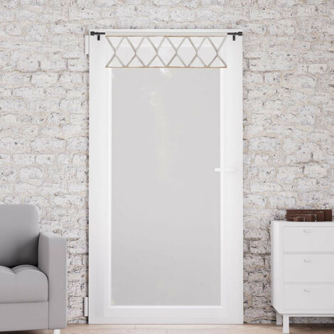 Voile pour porte fenêtre en pur coton 70x200 cm AUDE, par Soleil d'Ocre