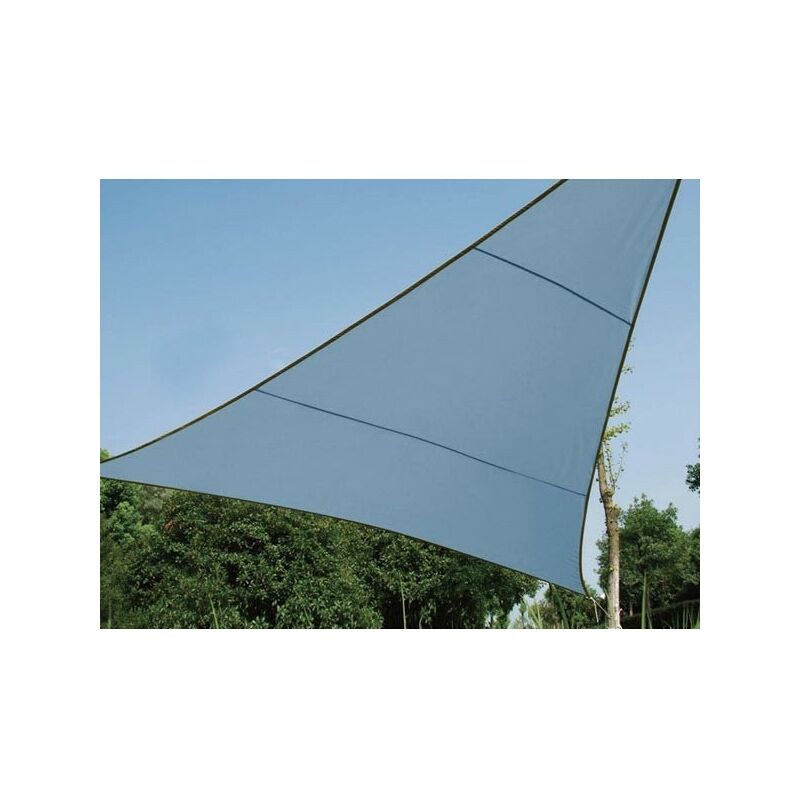 Perel - voile solaire - triangle - 3.6 x 3.6 x 3.6 m - couleur : gris ardoise clair GSS3360BG RI17331