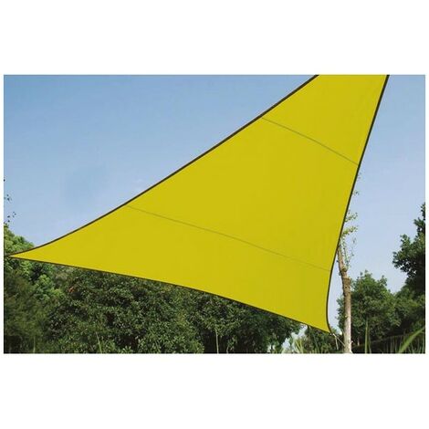 Voile solaire - triangle - 3 6 x 3 6 x 3 6 m -  couleur: vert lime