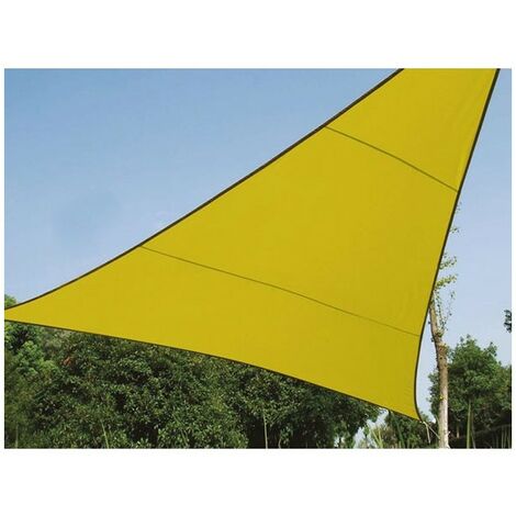Voile Solaire - Triangle - 5 X 5 X 5 M - Couleur: Vert Lime