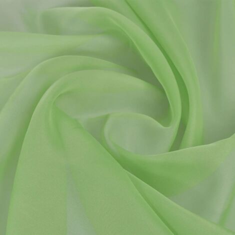 Voile-Stoff 1,45 x 20 m Grün vidaXL