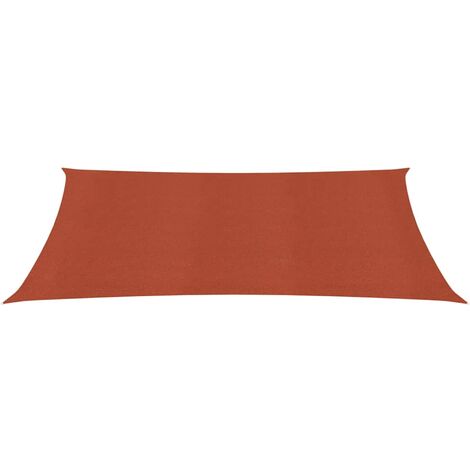 Voile toile d'ombrage parasol 160 g/m² 2 x 4,5 m PEHD orange