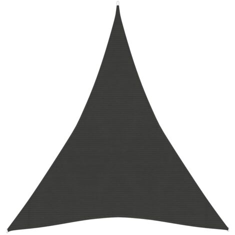 Voile toile d'ombrage parasol 160 g/m² anthracite 4 x 5 x 5 m PEHD