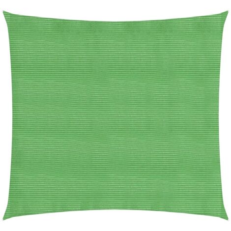 Voile toile d'ombrage parasol 160 g/m² PEHD 3,6 x 3,6 m vert clair