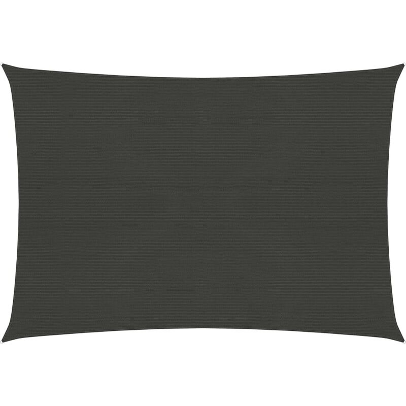 Helloshop26 - Voile toile d'ombrage parasol 160 g/m² 2,5 x 3 m pehd anthracite