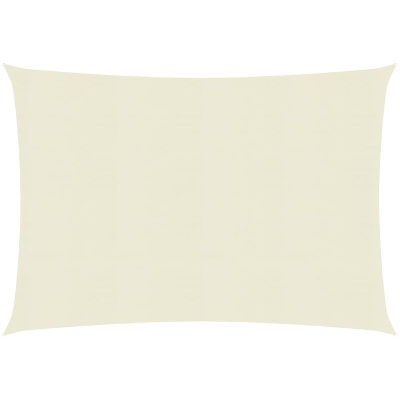 Helloshop26 - Voile toile d'ombrage parasol 160 g/m² 2,5 x 3 m pehd crème