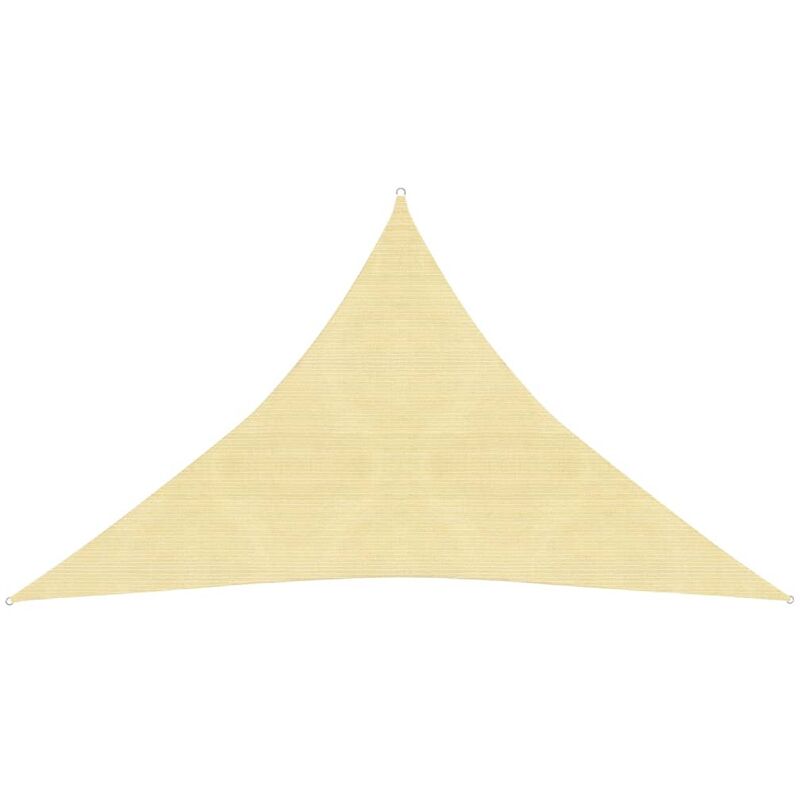 Helloshop26 - Voile toile d'ombrage parasol 160 g/m² 4 x 4 x 5,8 m pehd beige