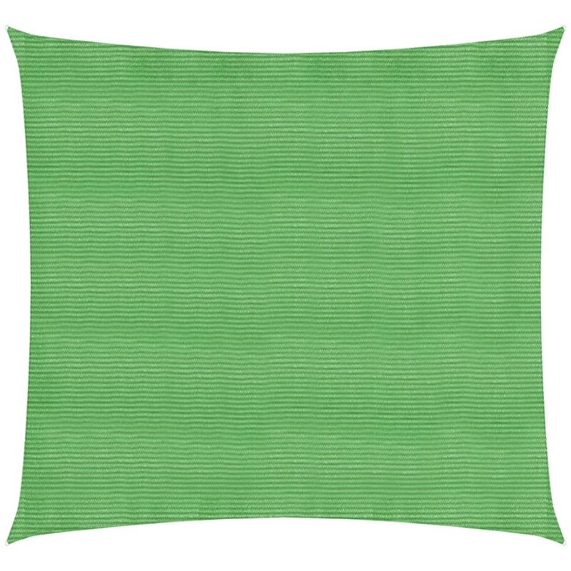 Helloshop26 - Voile toile d'ombrage parasol 160 g/m² pehd 2,5 x 2,5 m vert clair
