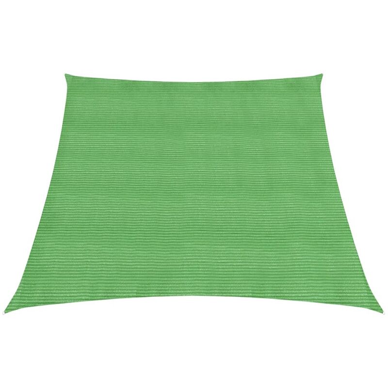 Voile toile d'ombrage parasol 160 g/m² PEHD 3/4 x 3 m vert clair - Vert