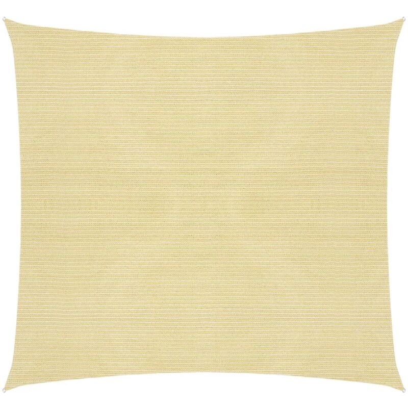 Helloshop26 - Voile toile d'ombrage parasol 160 g/m² pehd 4 x 4 m beige