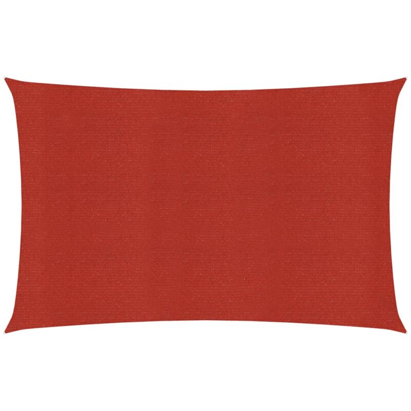 Helloshop26 - Voile toile d'ombrage parasol 160 g/m² rouge 3,5 x 5 m pehd