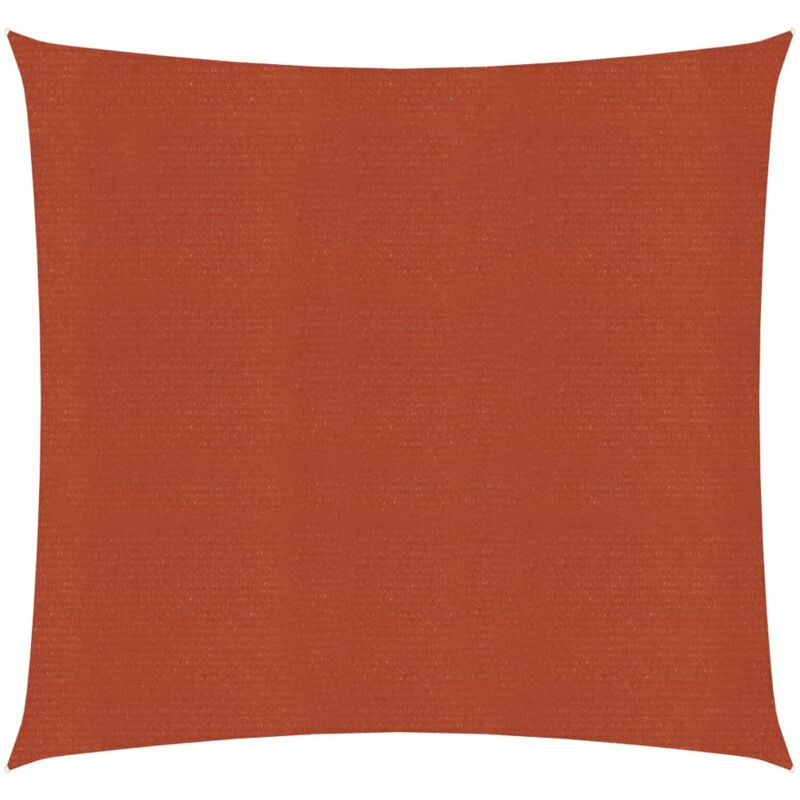 Helloshop26 - Voile toile d'ombrage parasol 160 g/m² terre cuite 2 x 2 m pehd
